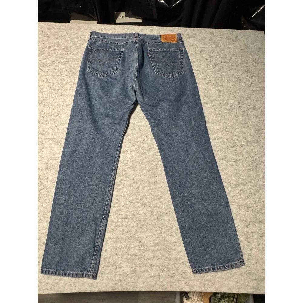 Levi's 505 Regular Fit Jeans Womens W34 L32 Light Wash Straight Leg Denim ;